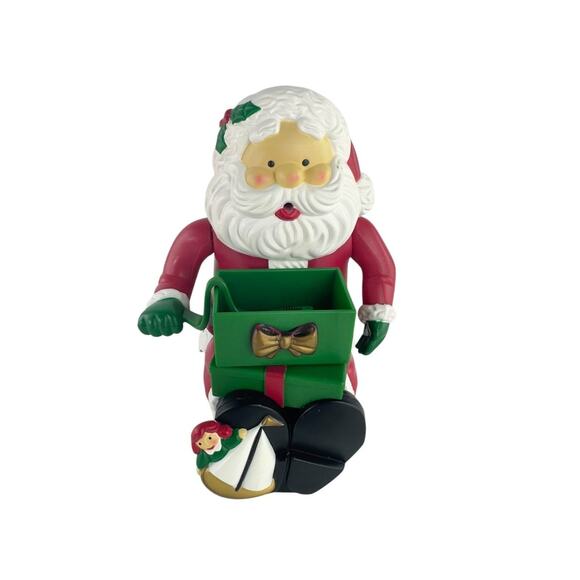 Vintage Avon Gift Collection Bubble Blowing Santa Animated Christmas Decor 1996 - Picture 11 of 11